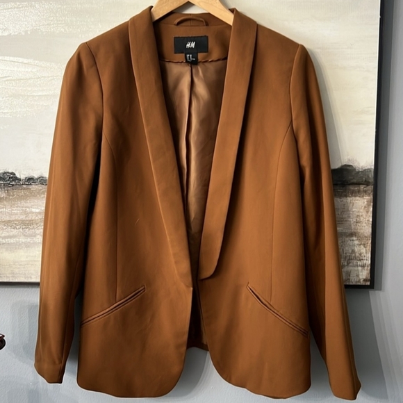 H&M-Blazer Brown Business-Look 10 - Picture 3 of 6